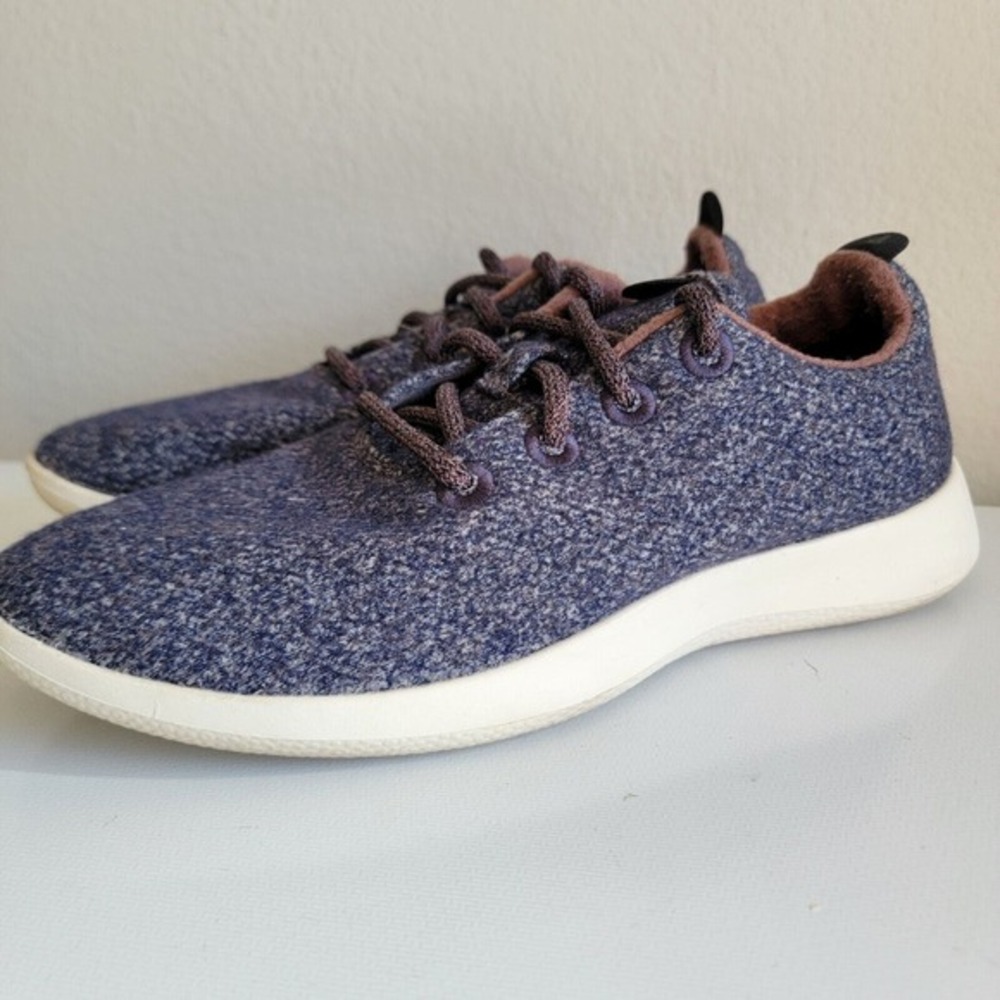 Allbirds WR Wool Runners Womens Size 9 Blue Athletic Running Shoes Low Top